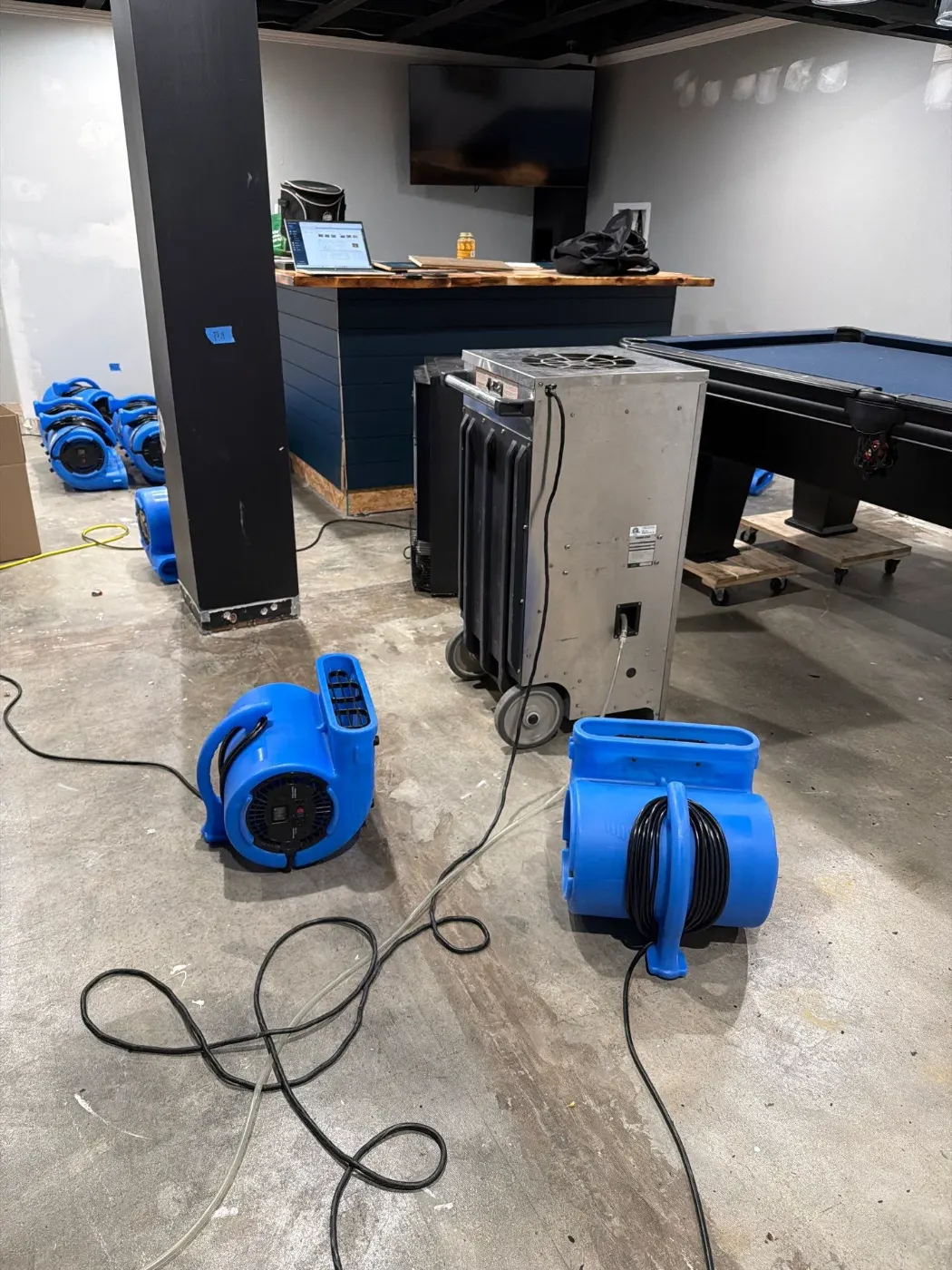 Documented moisture readings in Hendricks County, IN