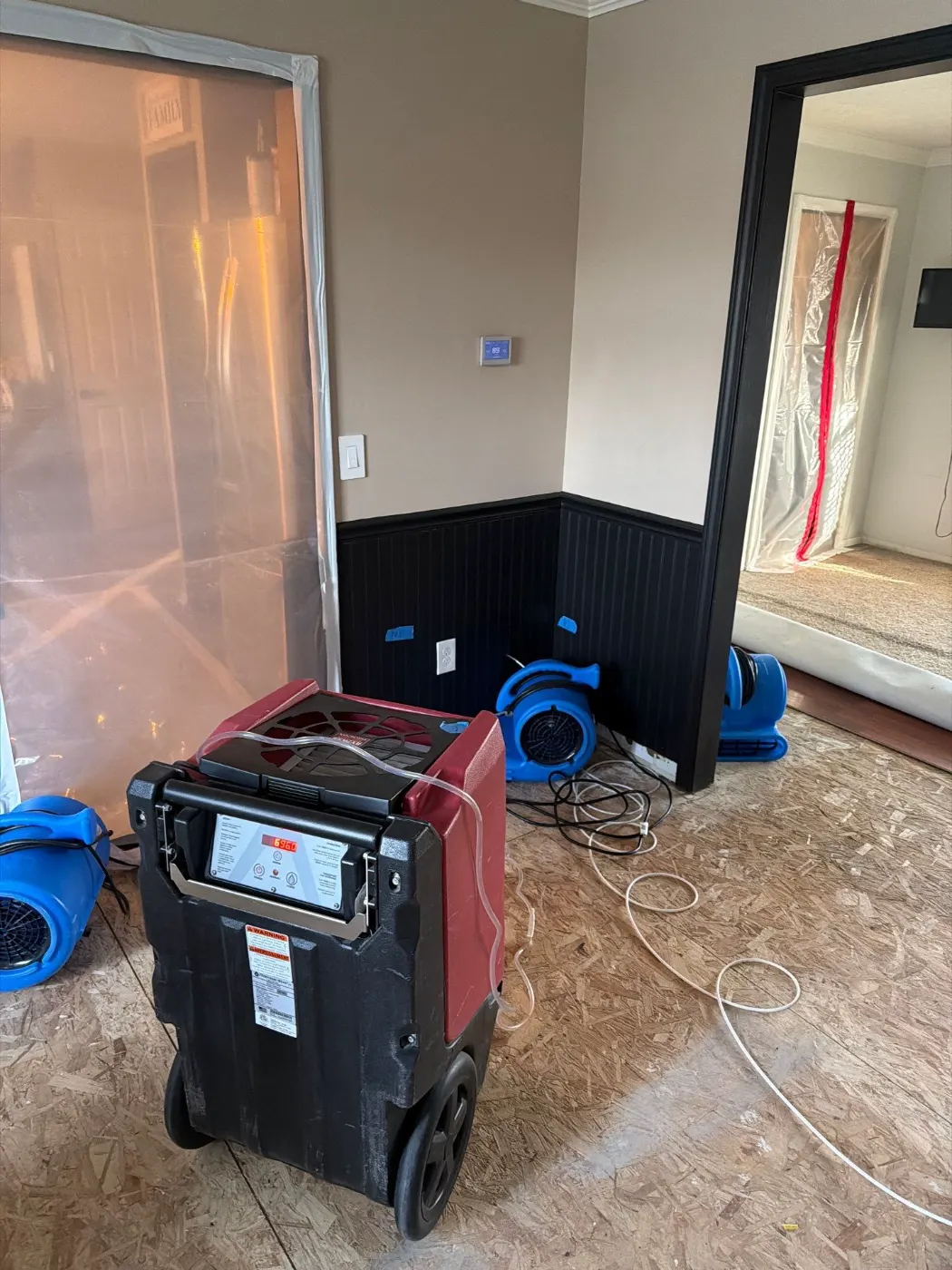 Water damage restoration by Amo Water Restoration near Martinsville, IN